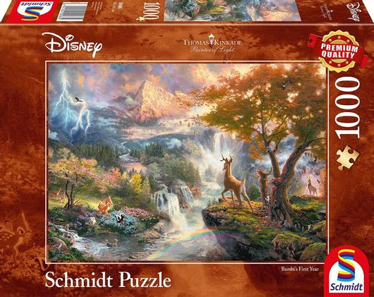Puzzle Kinkade Disney Bambi 2D 1000 Κομμάτια