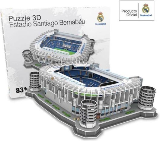 Παζλ Nanostad 3D 83τεμ. Ισπανία Γήπεδο Ρεάλ Μαδρίτης Santiago Bernabeu