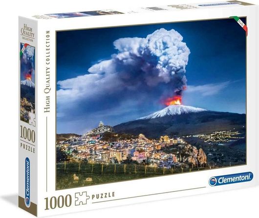 Puzzle High Quality Collection: Ηφαίστειο Etna 2D 1000 Κομμάτια