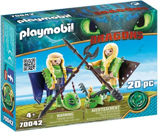 Playmobil Dragons Ruffnut And Tuffnut With Flight Suit για 4 ετών