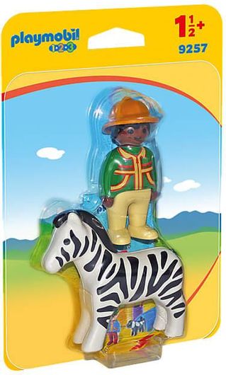 Playmobil 123 Δασοφύλακας με Ζέβρα για 1.5+ ετών