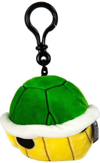 Μπρελόκ Tomy Mario Kart T1248a Green Shell 10cm Υφασμάτινο Πολύχρωμο