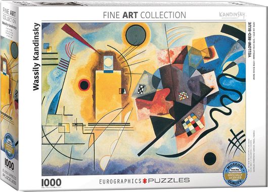 Παζλ Eurographics Yellow Red Blue by Kandinsky Wassily - Officially Licenced Museum 1000τεμ. 6000-3271