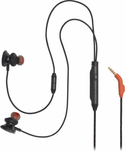 Gaming Handsfree Ακουστικά JBL Quantum 50 In Ear 3.5mm Jack Μαύρο