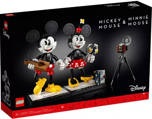 Lego Disney Mickey Mouse & Minnie Mouse Buildable Characters #43179