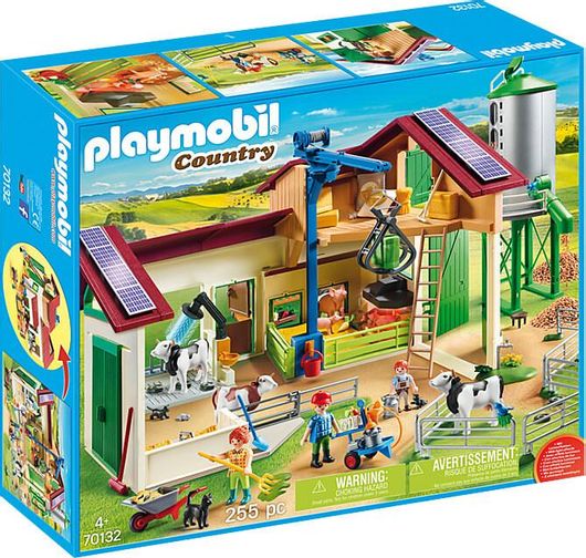 Playmobil μεγάλη Φάρμα με Ζώα & Σιλό 70132 για 4+ Ετών