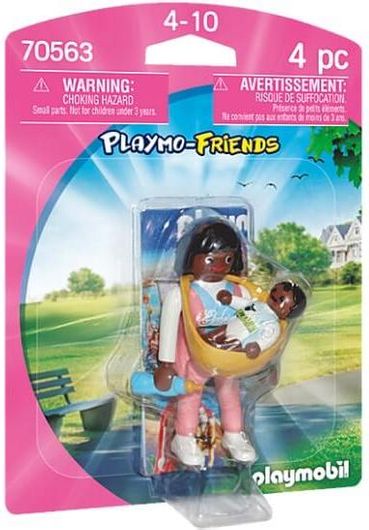 Playmobil PlaymoFriends Μαμά με Μωρό σε Μάρσιπο για 4-10 Ετών