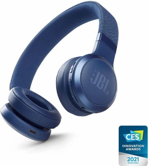 JBL Live 460NC Ασύρματα/Ενσύρματα On Ear Ακουστικά με 50 ώρες Λειτουργίας & Quick Charge Μπλε