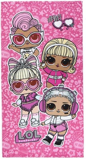 Παιδική Πετσέτα Θαλάσσης Cerda   LOL Official #BFF 70x140cm Cerda 2200005505