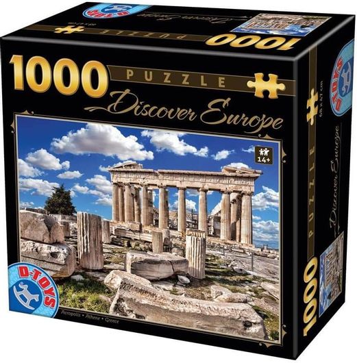 Παζλ D-toys Discover Europe - Ακρόπολη / Παρθενώνας 74867 1000τεμ.