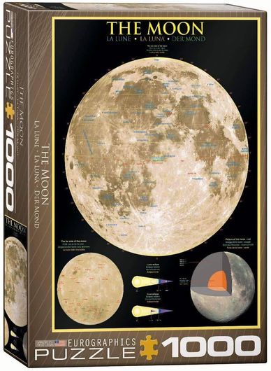 The Moon Puzzle 2D 1000pcs