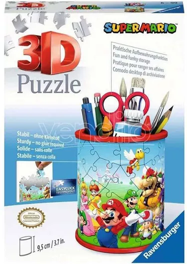 Puzzle Μολυβοθήκη Nintendo Super Mario 3D 54 Κομμάτια