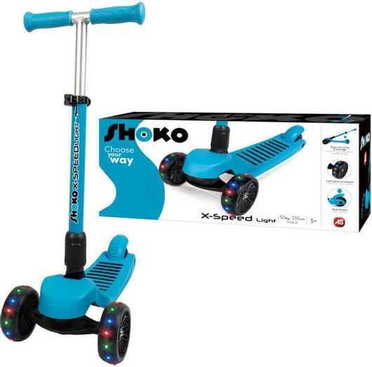 Παιδικό Πατίνι As Shoko Twist & Roll Xspeed Light Με Led Φως Μπλε 5004-50503