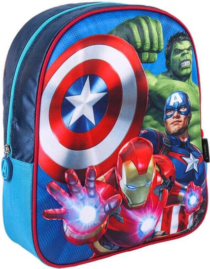Σχολική Τσάντα Νηπίου Cerda με Αξεσουάρ Marvel Avengers 3D