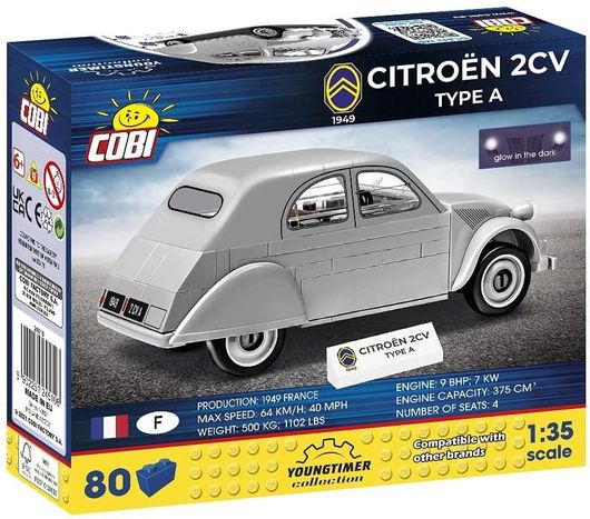 Τουβλάκια COBI 24510 Youngtimer Series Official Citroen 2CV Type A 1949,1:35 - 80τεμ.