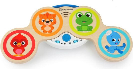 Μουσικό Παιχνίδι Hape 800803 Ξύλινα Μαγικα Ντράμς- Magic Touch Drums