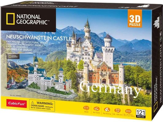 Το Κάστρο του Neuschwanstein 3D 121pcs