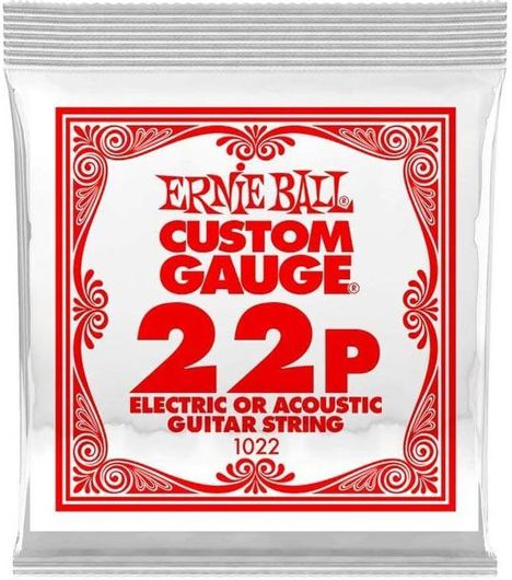 Χορδή Ernie Ball 1022 Plain Steel 022p