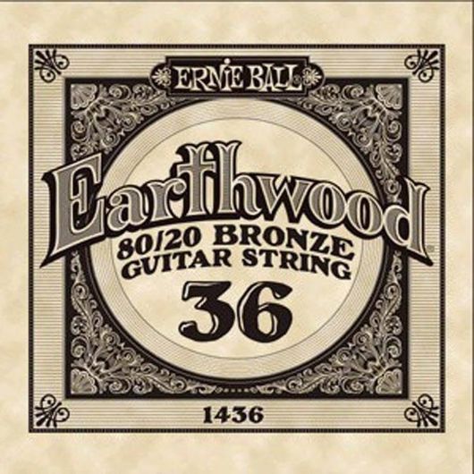 Χορδή Ernie Ball 1436 Earthwood Bronze 036