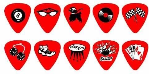 Πέννα για Κιθάρα D'Andrea Cool Plecs Rockabilly Heavy 0.96mm