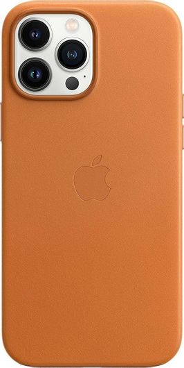 Θήκη Κινητού Apple Back Cover με MagSafe για Apple iPhone 13 Pro Max Δέρμα Golden Brown