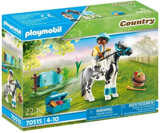 Playmobil Αναβάτης με Πόνυ Lewitzer  για 4+ Ετών #70515