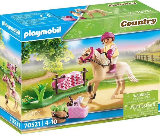 Playmobil Αναβάτρια με German Πόνυ  για 4+ Ετών #70521
