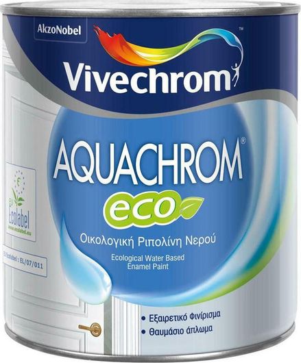 Vivechrom Aquachrom Eco Γυαλιστερό 2.5lt Λευκό