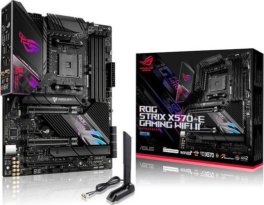 Asus ROG Strix X570-E Gaming WiFi II Motherboard ATX με AMD AM4 Socket (90MB19W0-M0EAY0)