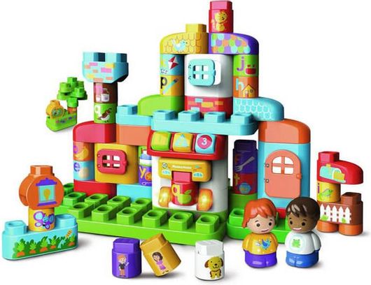 Τουβλάκια Vtech Blabla Blocks Το Σπίτι της Γνώσης Μπλε