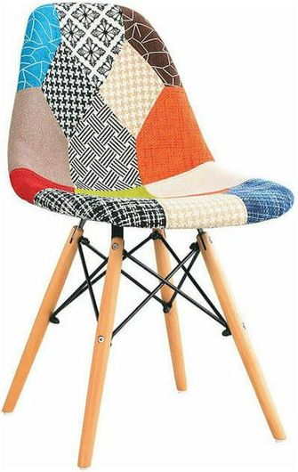 Καρέκλα Τραπεζαρίας ArteLibre KEET 14600009 47x53x82cm Πολύχρωμο