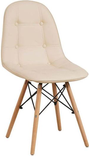 Καρέκλα Τραπεζαρίας ArteLibre PEEP 14600006 44x52.5x84cm Μπεζ