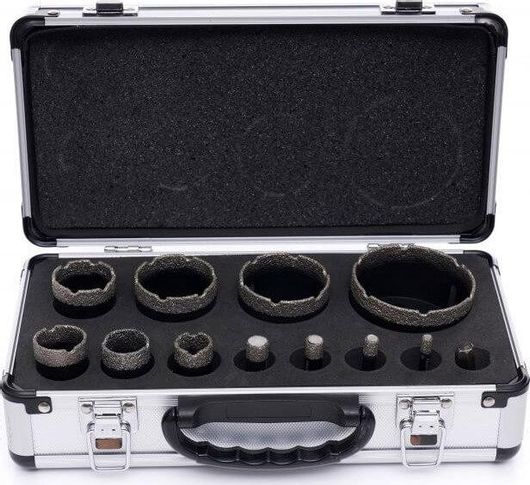 Σετ Διαμαντοτρύπανα Ξηρού Τρυπήματος σε Βαλιτσάκι Kraft Dele KD-11226 6 τμχ