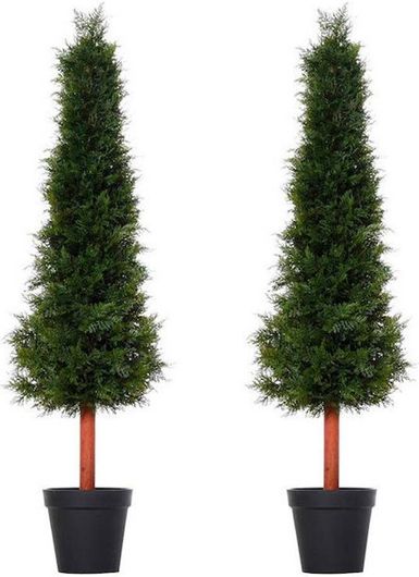 Σετ Τεχνητά Φυτά Πεύκα 150 cm Outsunny 844-361 2 τμχ 
