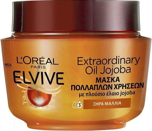 Μάσκα Μαλλιών L'Oréal Elvive Extraordinary Oil Jojoba 300ml