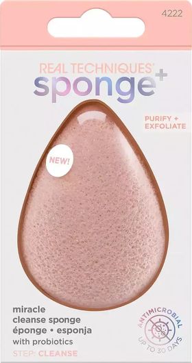 Real Techniques Σφουγγαράκι Μακιγιάζ για Foundation Sponge+ Miracle Cleanse