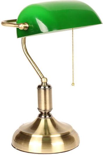 Φωτιστικό Γραφείου Keskor Μεταλλικό Μπρονζέ / Πράσινο 92323 AB