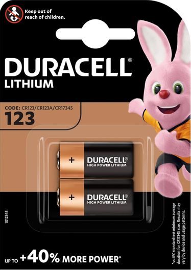 Μπαταρίες Λιθίου Duracell Ultra 123 BG2 Single-use CR123A Lithium 2τμχ