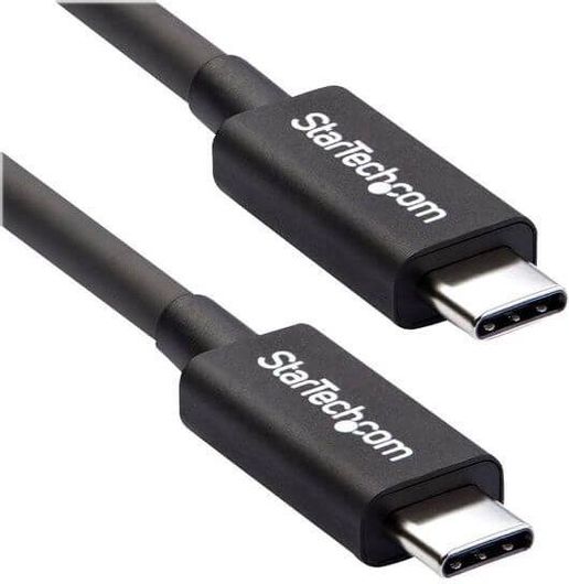 Καλώδιο StarTech Regular TBLT34MM50 Thunderbolt 3 USB Type-C & DisplayPort Compatible 0.5m Μαύρο