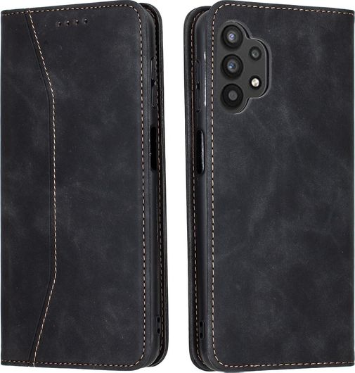 Bodycell PU Leather Book Δερματίνης Μαύρο Galaxy A32 5G