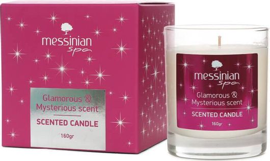 Αρωματικό Κερί Messinian Spa σε Βάζο Glamorous Mysterious 160gr