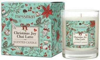 Αρωματικό Κερί σε Βάζο Messinian Spa Christmas Joy Chai Latte 170gr