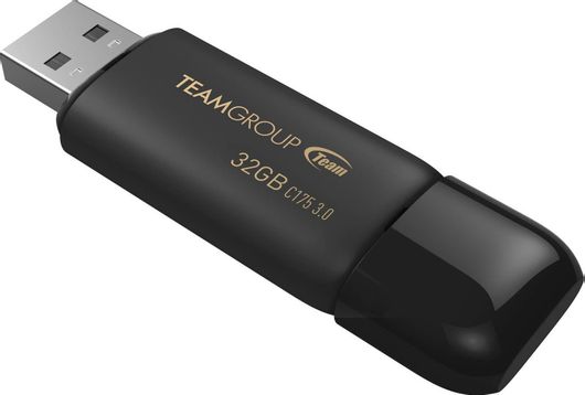 USB 3.0 Stick TeamGroup C175 32GB Μαύρο