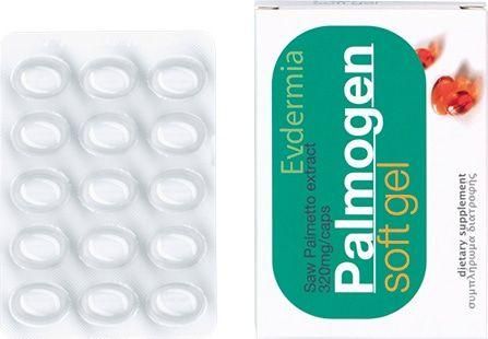 Evdermia Palmogen 320mg Saw Palmetto Extract 30 Μαλακές Κάψουλες