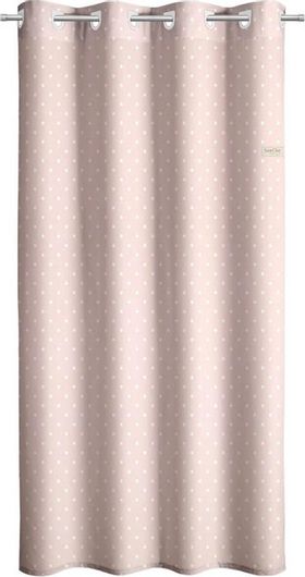 Κουρτίνα με Τρουξ 160χ240 σχέδιο Polka dots pink της Saint Clair Paris