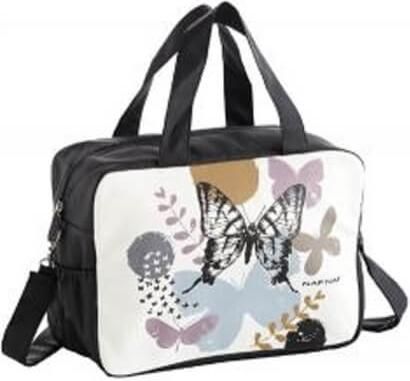 Τσάντα Αλλαξιέρα Naf Naf Ώμου & Χειρός Butterfly Μαύρο