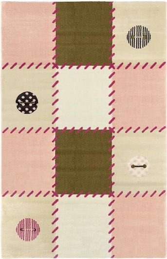 Παιδικό Χαλί Saint Clair Paris Patchwork Συνθετικό 150x200cm Ροζ