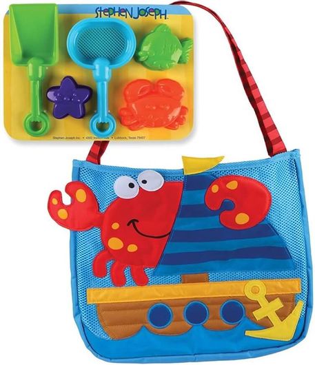 Τσάντα θαλάσσης με παιχνίδια New Crab Stephen Joseph 10078
