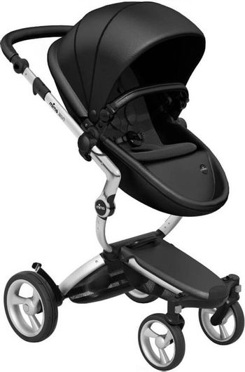 Mima Xari παιδικό καρότσι  2 σε 1  custom BLACK με inox σκελετό και με starter pack