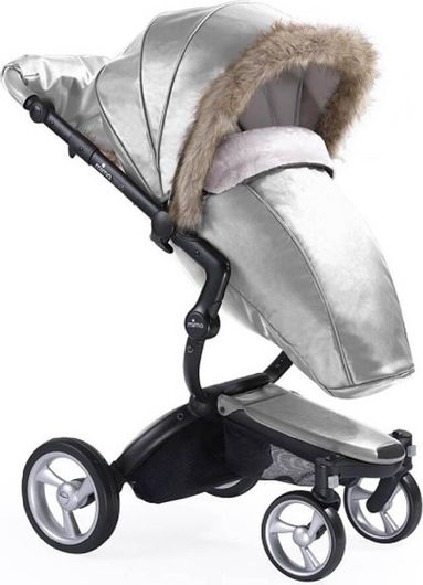 Υφάσμα Καροτσιού Mima Καφέ Argento